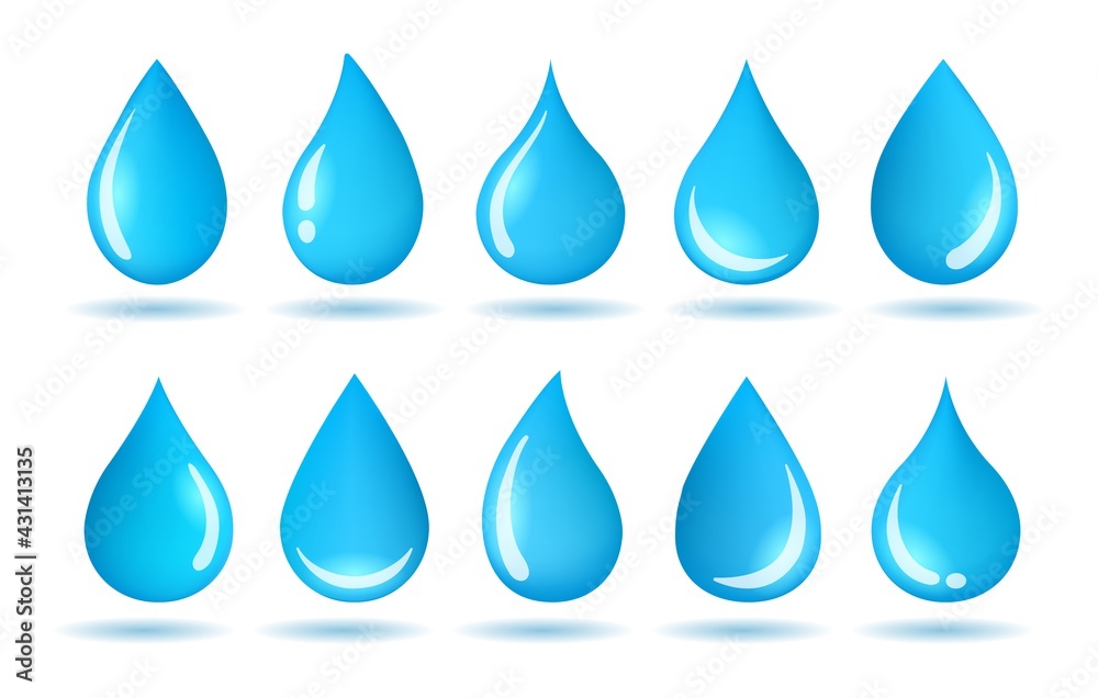 Moisture drops graphic