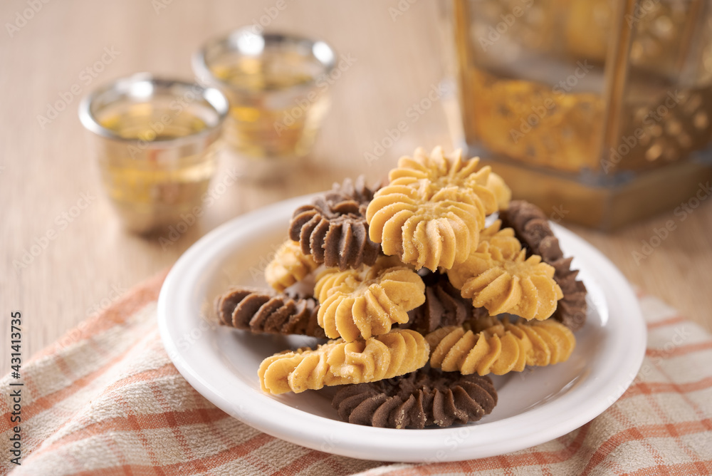 Kue Sagu Keju, Kue Tambang and Kue Semprit . Cookies for Lebaran Idul Fitri eid mubarak Kue Sagu Keju, Kue Tambang and Kue Semprit . Cookies for Lebaran Idul Fitri eid mubarak