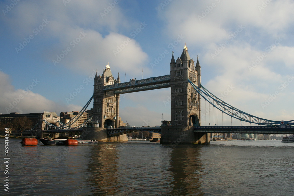 tower bridge with thames river