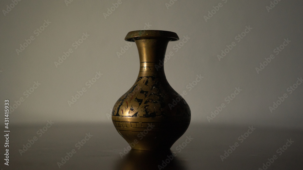 Metalic Japanese Jar Metalic Japanese Jar