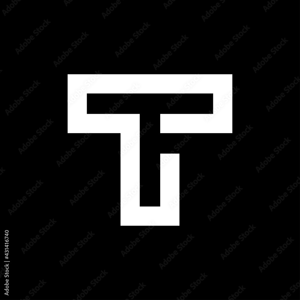 Letter TF logo template Letter TF logo template