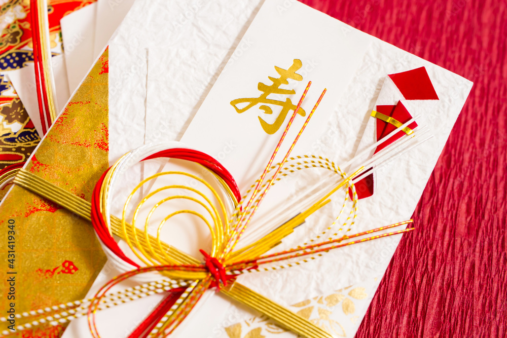 Fototapeta premium 日本のご祝儀袋