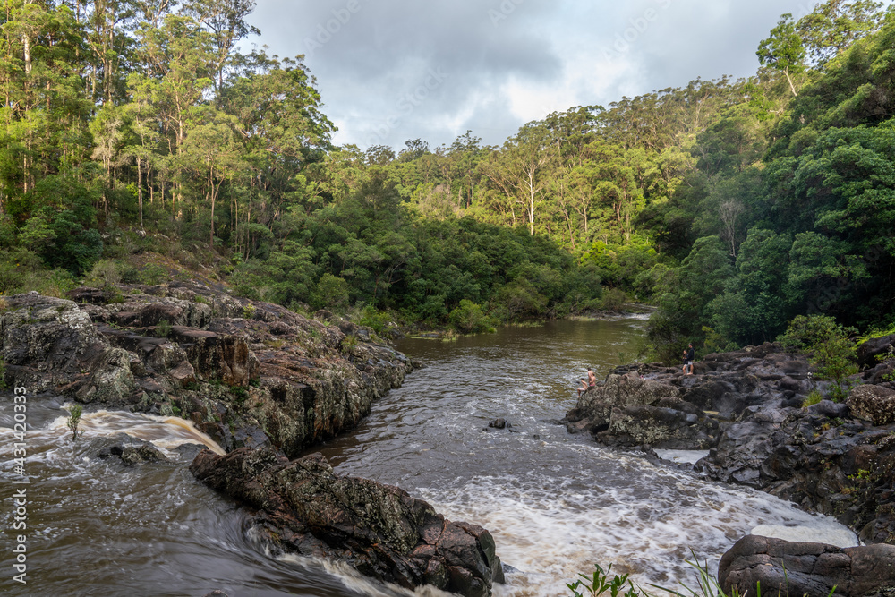 Wappa falls swimming hole Wappa falls swimming hole