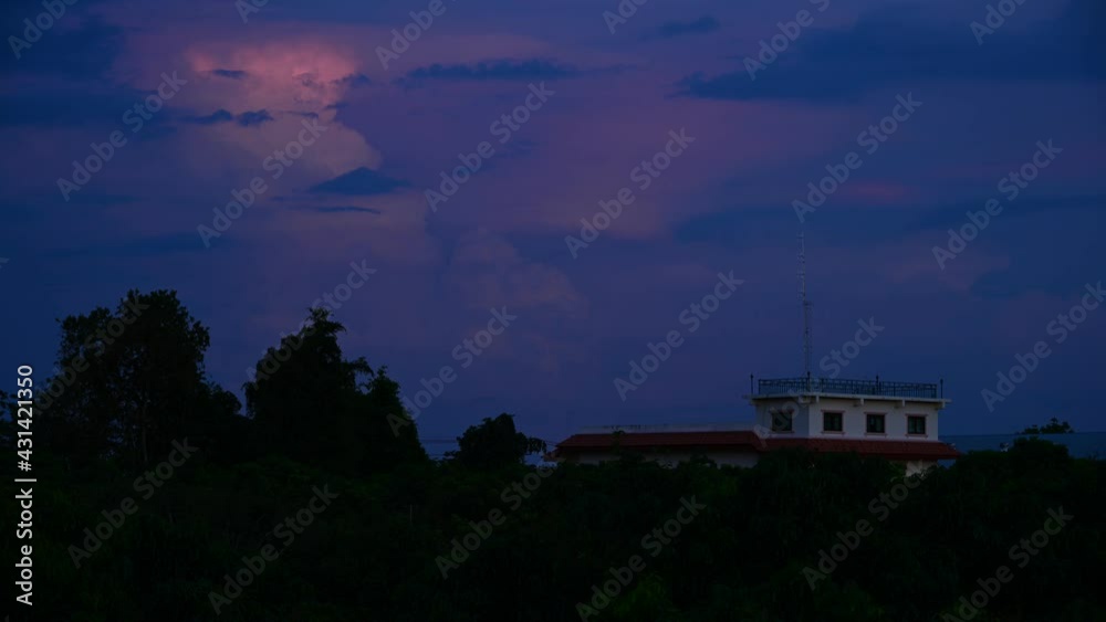 soft smooth cloudt timelapse very amazing sunset and building soft smooth cloudt timelapse very amazing sunset and building