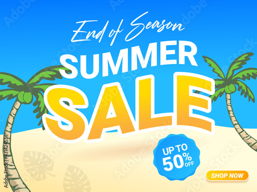 End of summer sale discounts