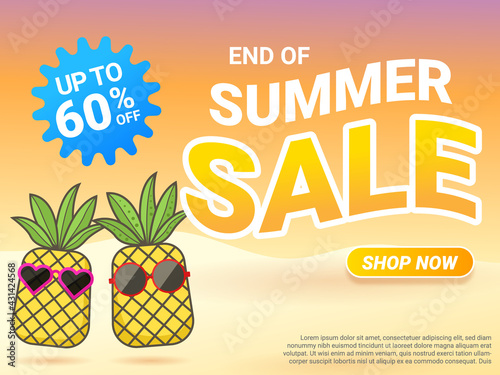 End of summer sale discounts