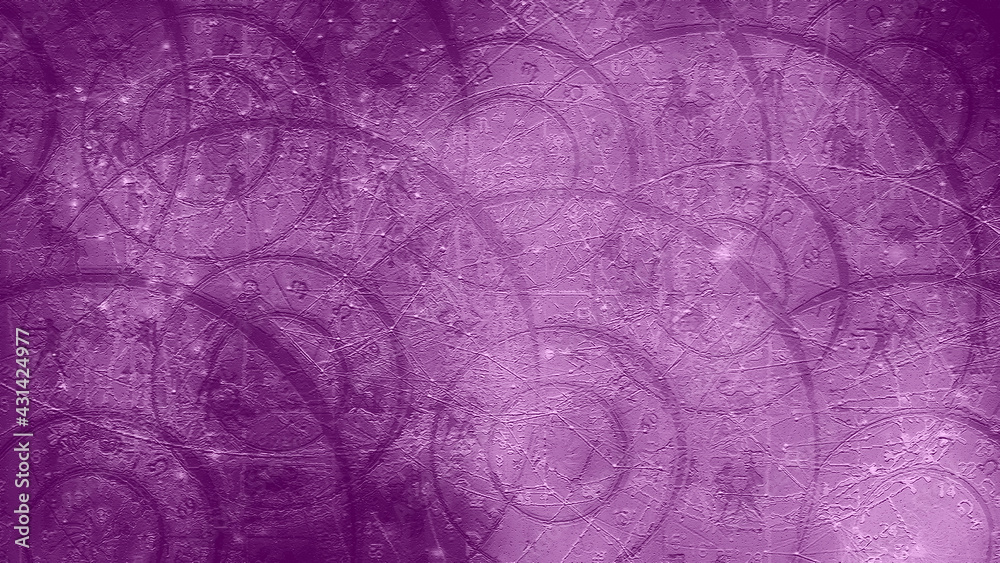 Fototapeta premium Astrology Horoscope Pattern Texture Background , Graphic Design