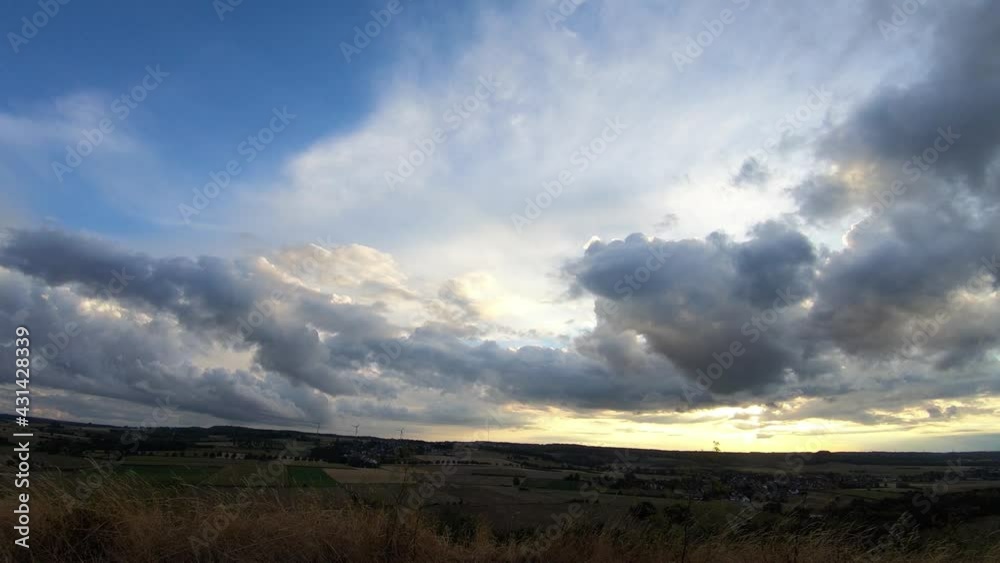 Dramatic sun reveal