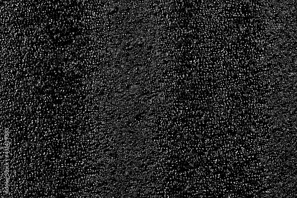 Fototapeta premium Chaotic white bokeh on a black background. light spots texture. abstraction. falling snow. starry sky. bright glare of light texture