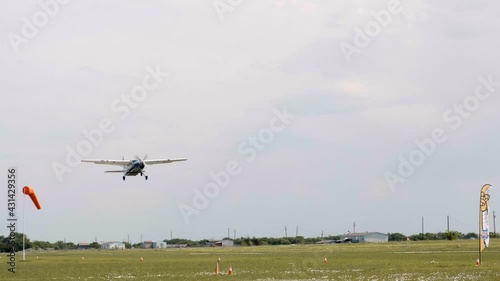 Cessna Super Caravan Aircraft Taking Off Slowmotion photo