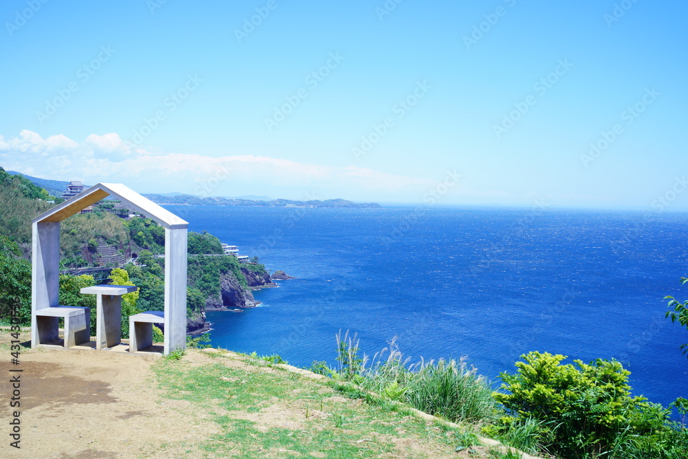 Naklejka premium 静岡の海