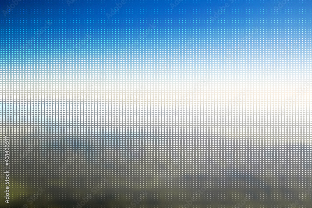 Vector halftone clouds and sky graphic effect background Vector halftone clouds and sky graphic effect background