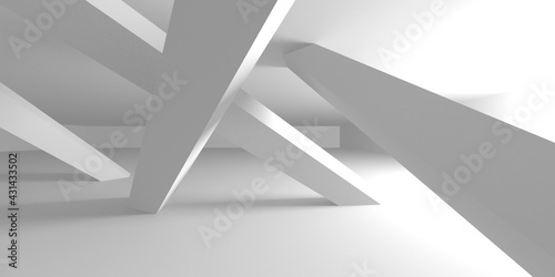 Wallpaper Mural Abstract White Architecture Design Concept Torontodigital.ca