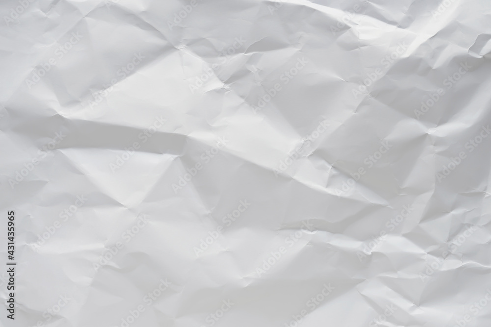 White crumpled paper texture background. White crumpled paper texture background.