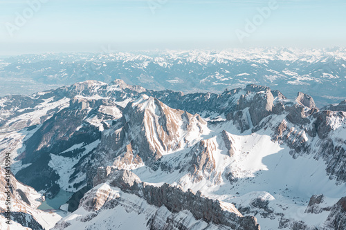 Berglandschaft um den Säntis Schweiz 2 photo