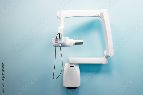 Equipment in the X-ray dental office in the hospital