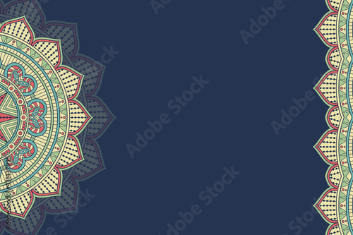 Vector ornamental background with mandala