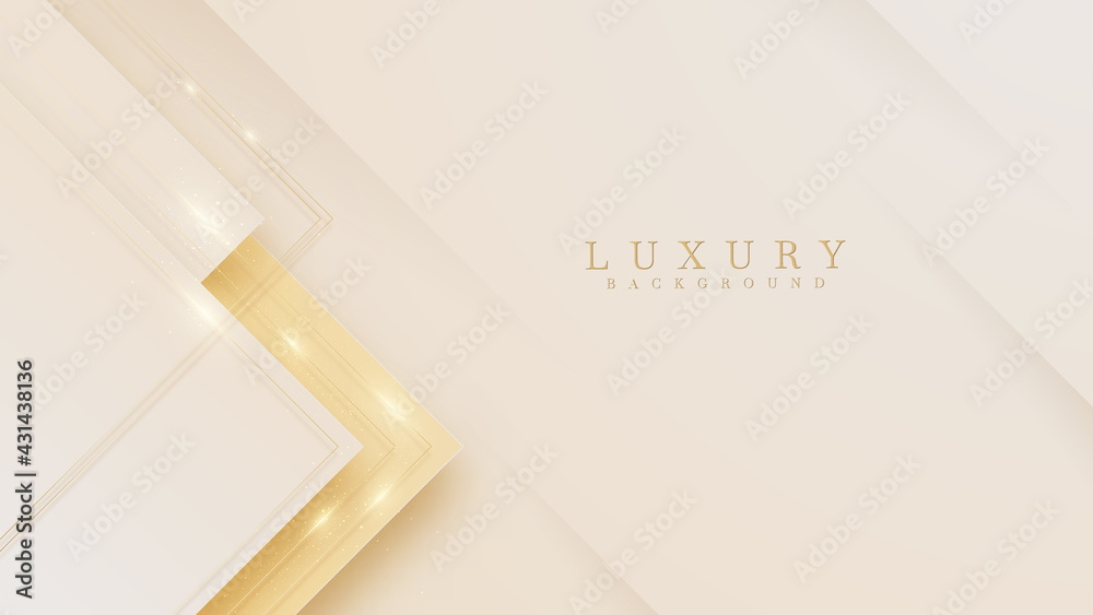Luxury light yellow pastel abstract background combine with golden lines element, Illustration from vector about modern template design. Luxury light yellow pastel abstract background combine with golden lines element, Illustration from vector about modern template design.