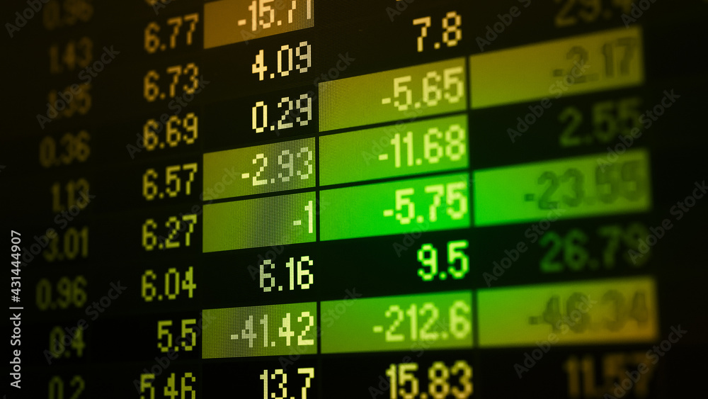 Fototapeta premium Personal financial planning concept. Businessman workplace with papers for financial planning. Business people discussing the charts and graphs showing the results of successful financial planning.