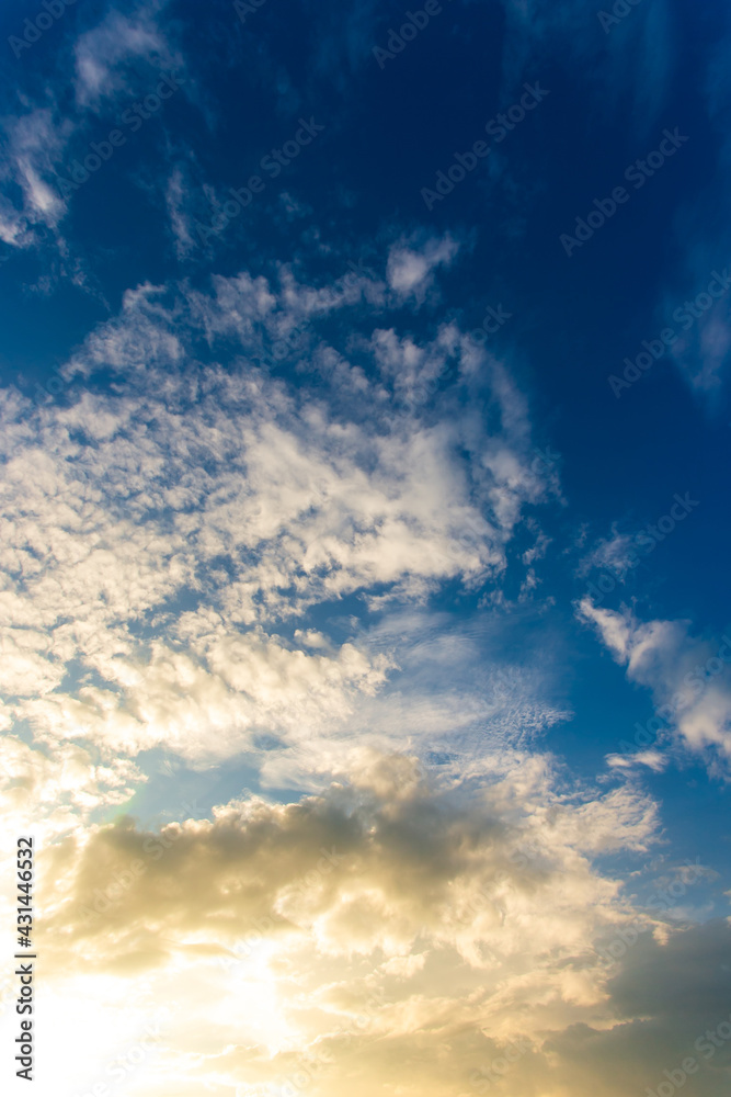 beautiful sky with clouds background, Sky with clouds weather nature cloud blue,. Blue sky with clouds and sun, Clouds At Sunrise..
