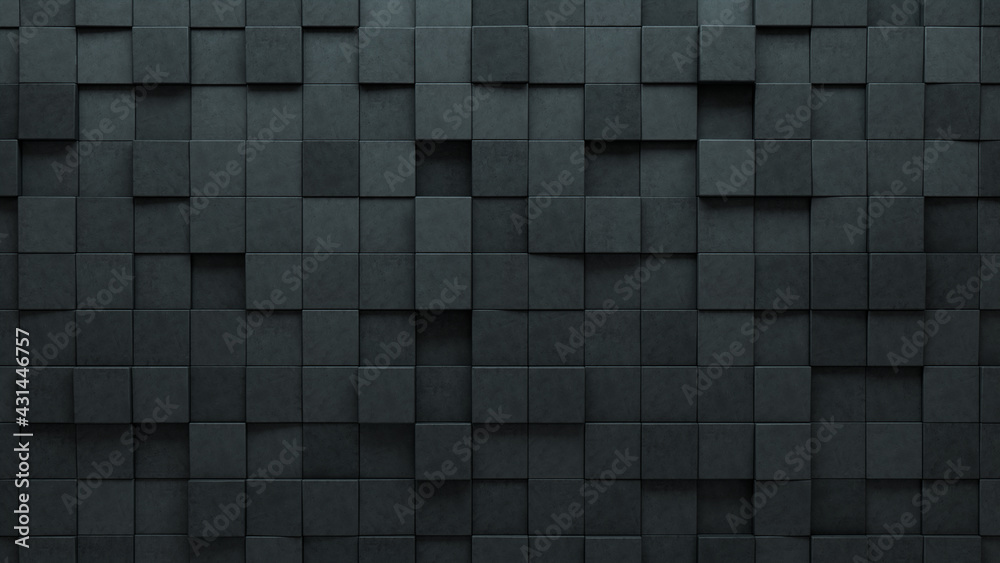 Concrete, Futuristic Wall background with tiles. Square, tile Wallpaper with 3D, Polished blocks. 3D Render Concrete, Futuristic Wall background with tiles. Square, tile Wallpaper with 3D, Polished blocks. 3D Render