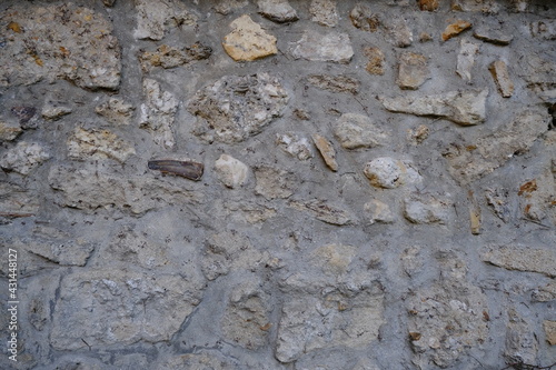 A stone of wall in the parisian suburbs. The 18th April 2021  le Perreux-sur-Marne  France.