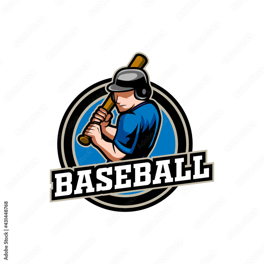 baseball team emblems sport retro