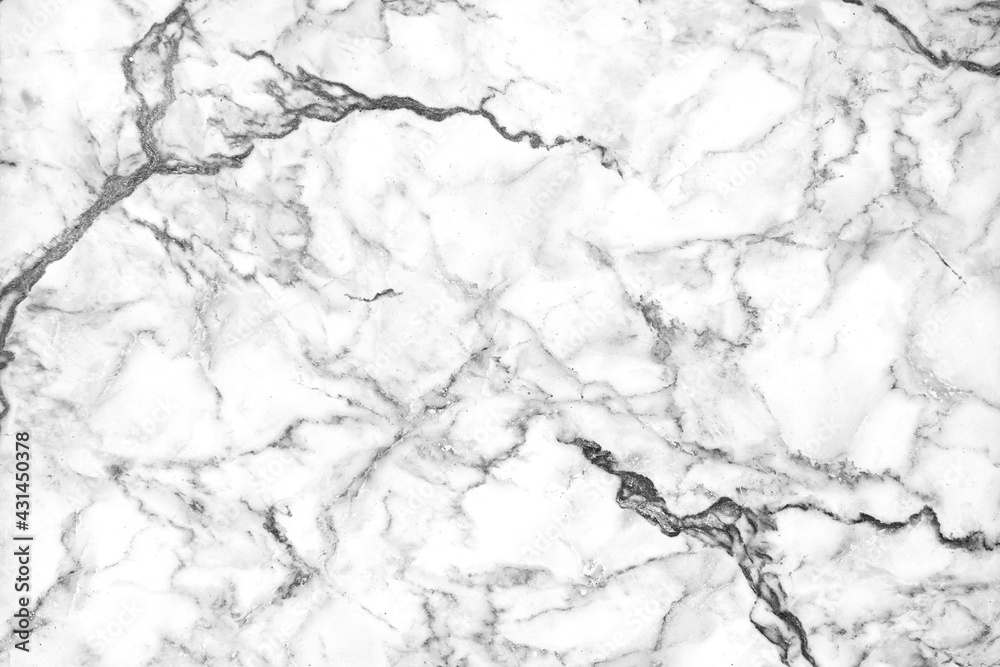 Obraz premium natural White marble texture for skin tile wallpaper luxurious background. Creative Stone ceramic art wall interiors backdrop design. picture high resolution.