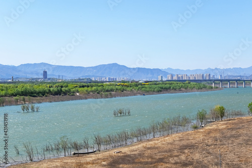 river yongding in beijing city