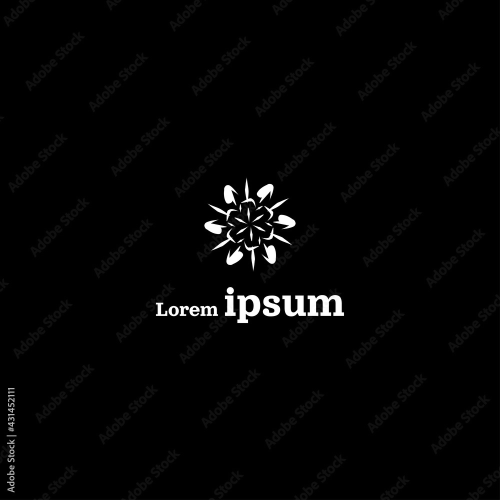 Simple Flower Abstract Creative Logo Design EPS10 Simple Flower Abstract Creative Logo Design EPS10