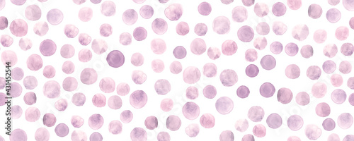 Wallpaper Mural Seamless Watercolour Wallpaper. Pastel Brush Paint Dots Illustration. White Hand Paint Rounds. Cute Watercolor Wallpaper. Art Circles Design. Pink Graphic Spots Background. Watercolor Wallpaper. Torontodigital.ca