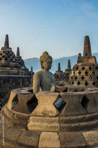 Stupa of Borobudur Temple Magelang
