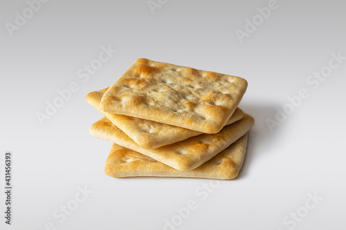 Hardtack (or hard tack) - dry cookies like crackers, with a long shelf life