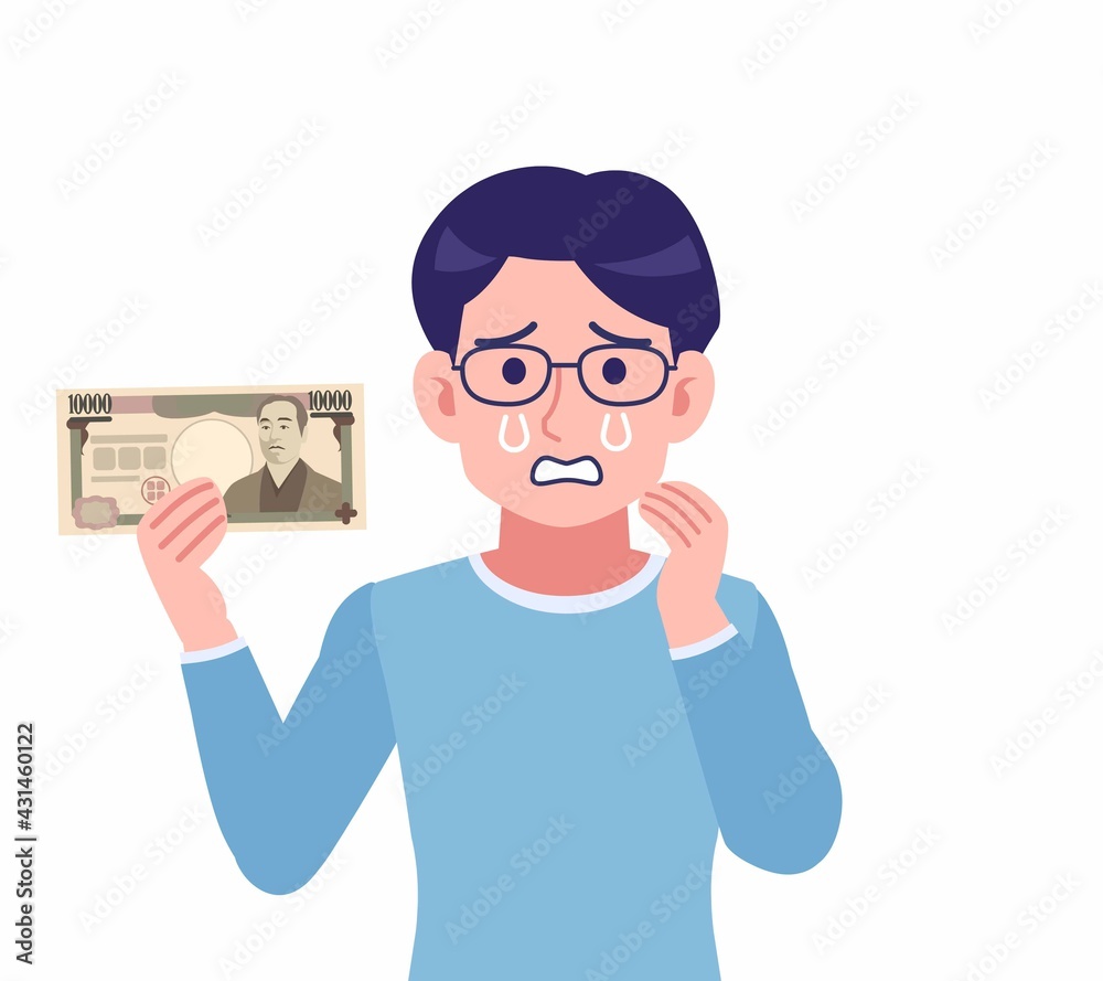 Male of glasses wearing water colored clothes Male of glasses wearing water colored clothes
