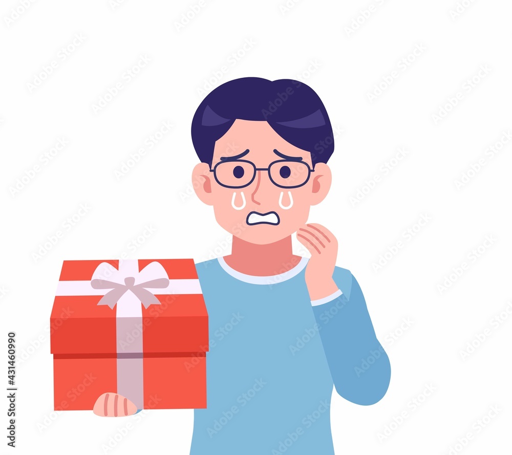 Male of glasses wearing water colored clothes Male of glasses wearing water colored clothes