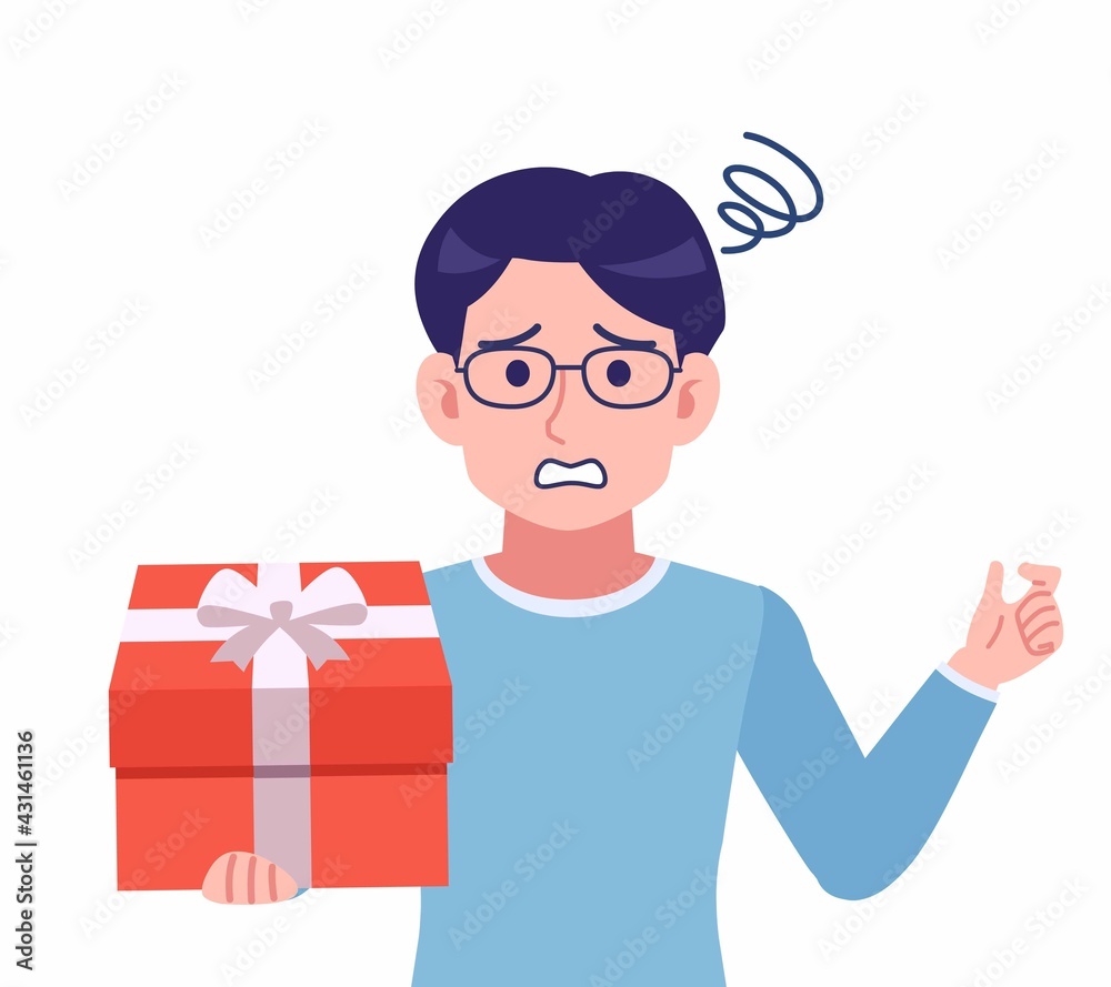 Male of glasses wearing water colored clothes Male of glasses wearing water colored clothes
