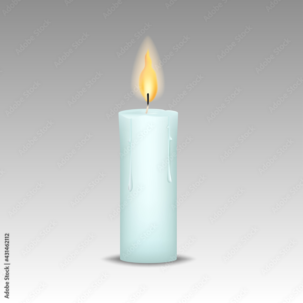 candle with burn flames Vector ill candle with burn flames Vector ill