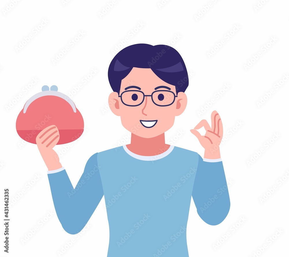 Male of glasses wearing water colored clothes Male of glasses wearing water colored clothes