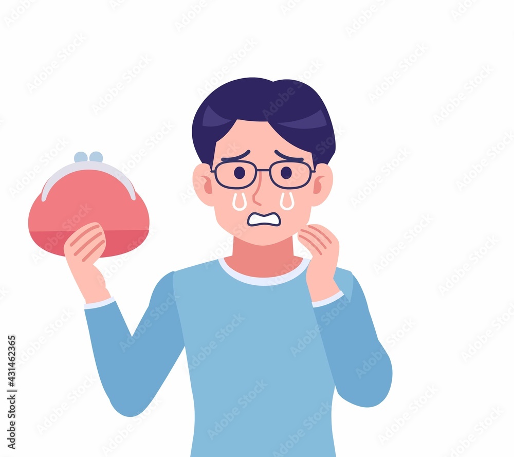 Male of glasses wearing water colored clothes Male of glasses wearing water colored clothes