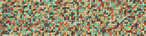 Abstract Geometric Pattern generative computational art illustration