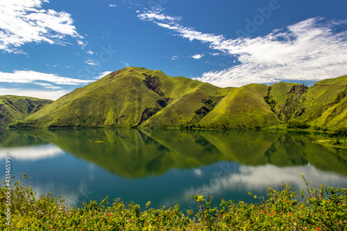 Landscape of Toba Lake Sumatera photo