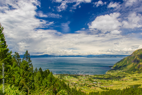 Landscape of Toba Lake Sumatera