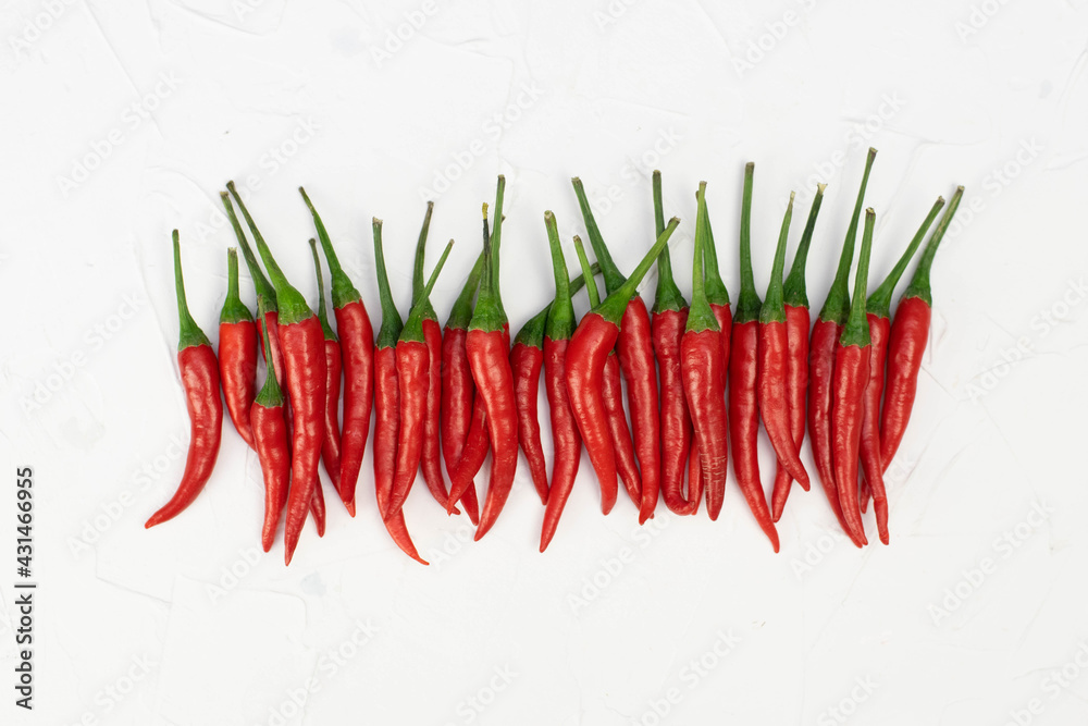 Chili pepper isolated on white background. Diferent shapes. Chili pepper isolated on white background. Diferent shapes.