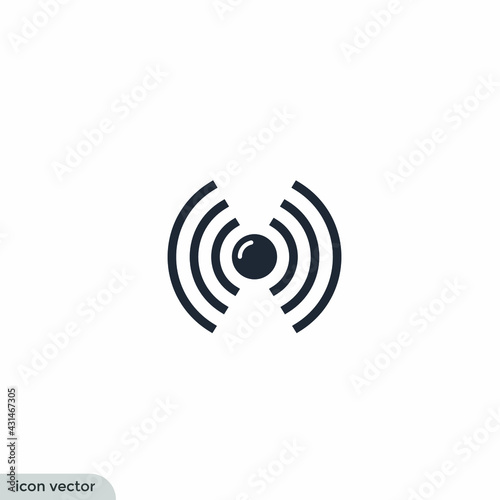 broadcasting icon vector illustration simple design element