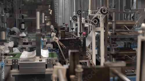 machine for the production of plastic bags