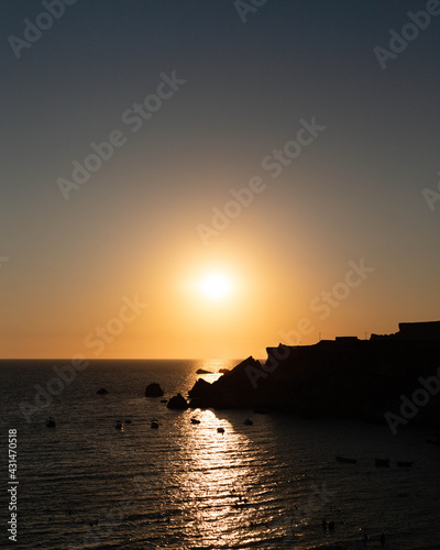 sunset at the beach