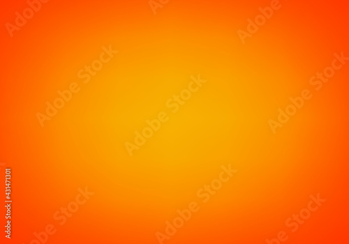 Orange colorful gradients from middle to edge vector background.