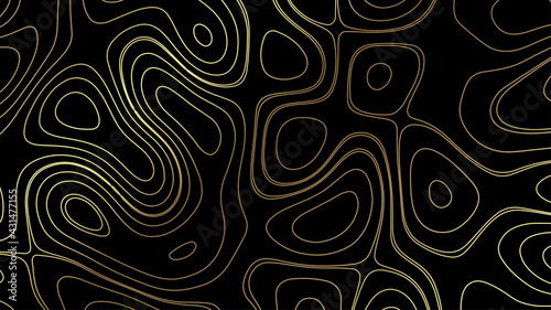 Abstract pattern luxury dark black with gold. premium background patterns