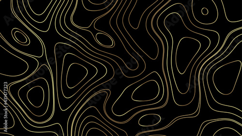 Abstract pattern luxury dark black with gold. premium background patterns