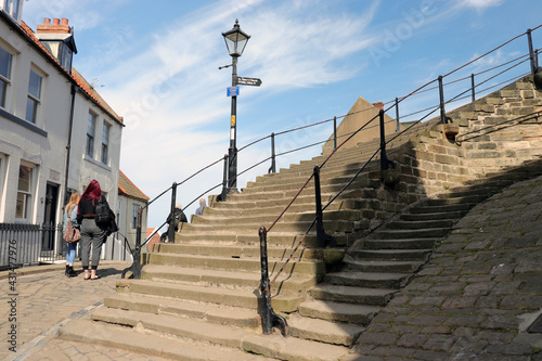 199 Steps in Whitby, Yorkshire photo